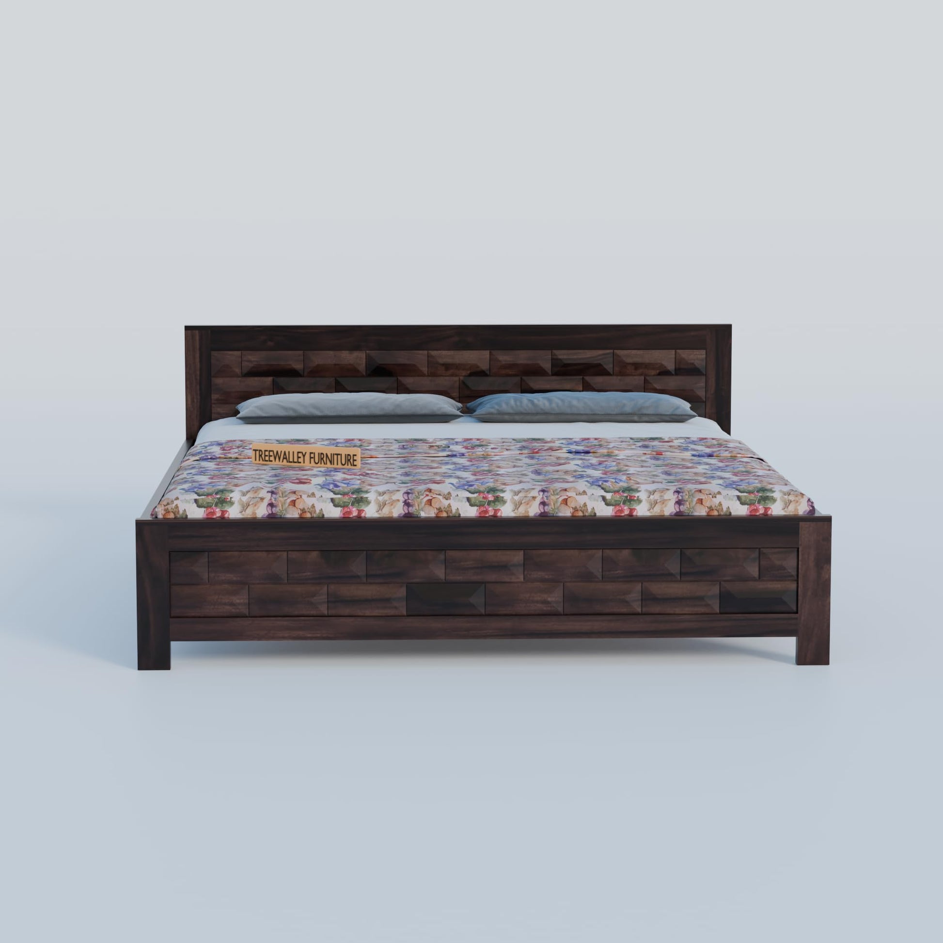 Royal Marwar Solid Sheesham Wood Bed Without Stora - view 10