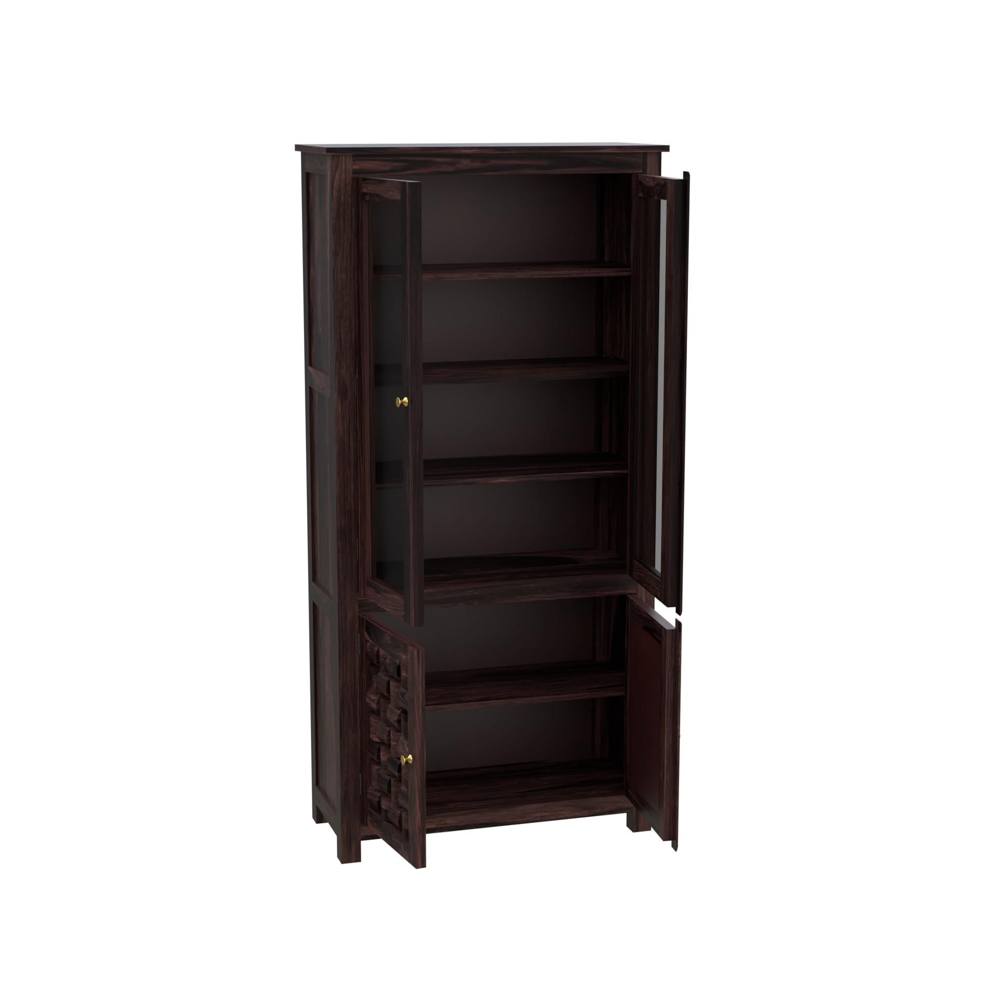 Royal Marwar Sheesham Wood Sideboard Crockery Cabi - view 11