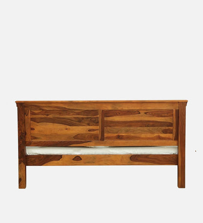 Royal Marwar Solid Sheesham Wood Bed | King Size | Premium Honey Finish | Wooden Bed Without Storage