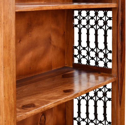 Royal Marwar Solid Sheesham Wood Bookshelf with 5  - view 5