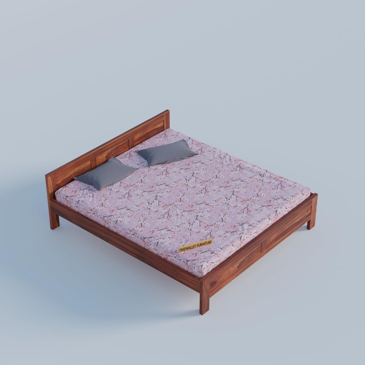 Royal Marwar Solid Sheesham Wood Bed Without Stora - view 13