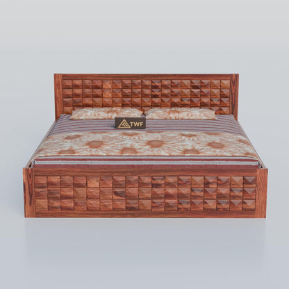 Royal Marwar Sheesham Wood Bed with Storage Box |  - view 3