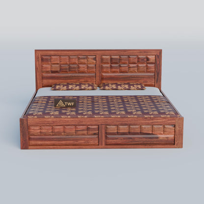 Royal Marwar Sheesham Wood Bed with Storage Box |  - view 3