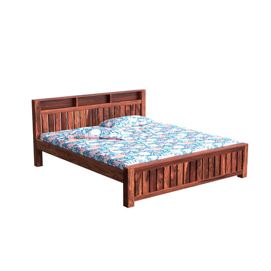 Royal Marwar Solid Sheesham Wood Bed Without Stora - View 2