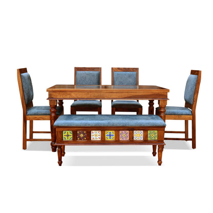 Royal Marwar Solid Sheesham Wood Dining Table Set  - view 5