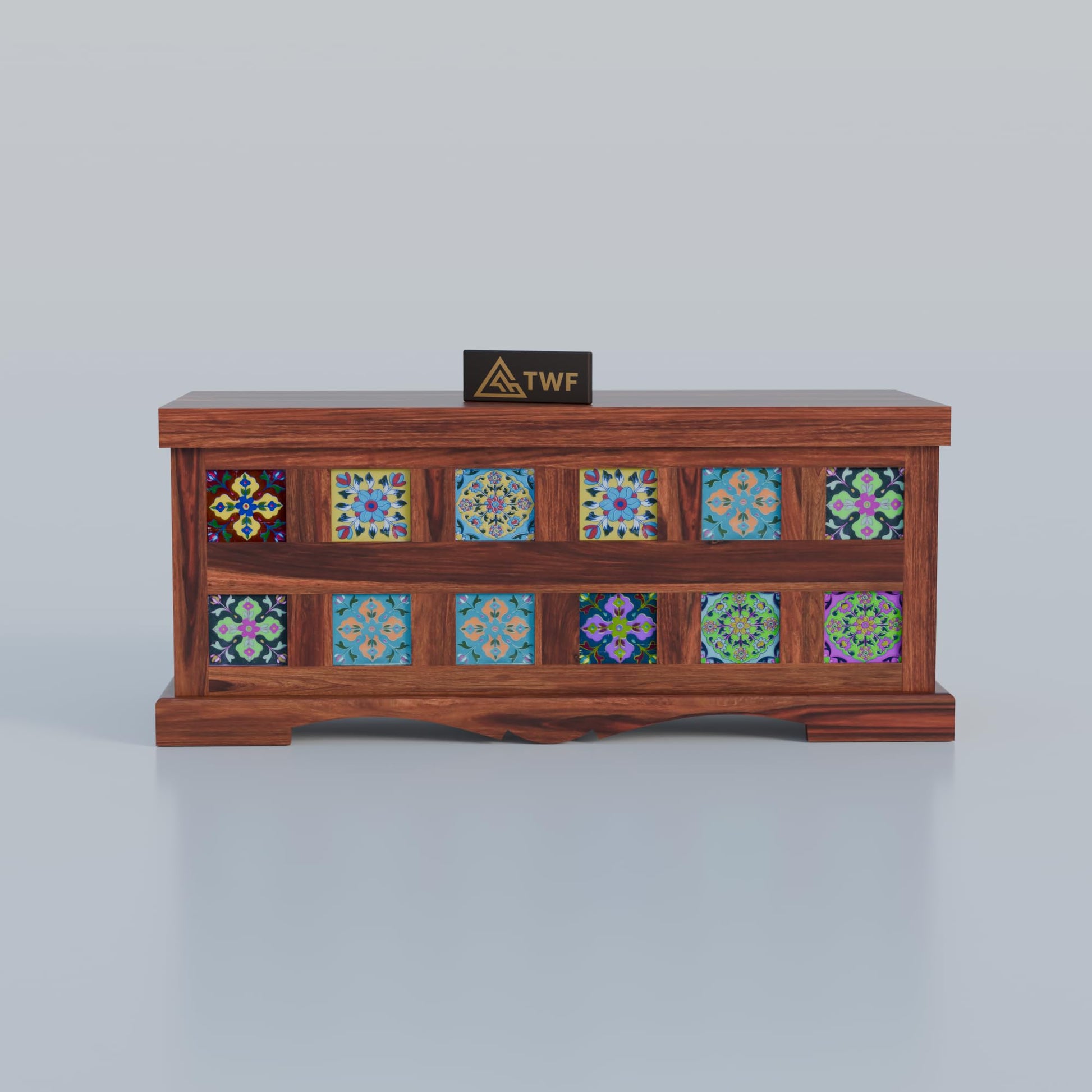 Royal Marwar Solid Sheesham Wood Trunk Storage Box - view 5