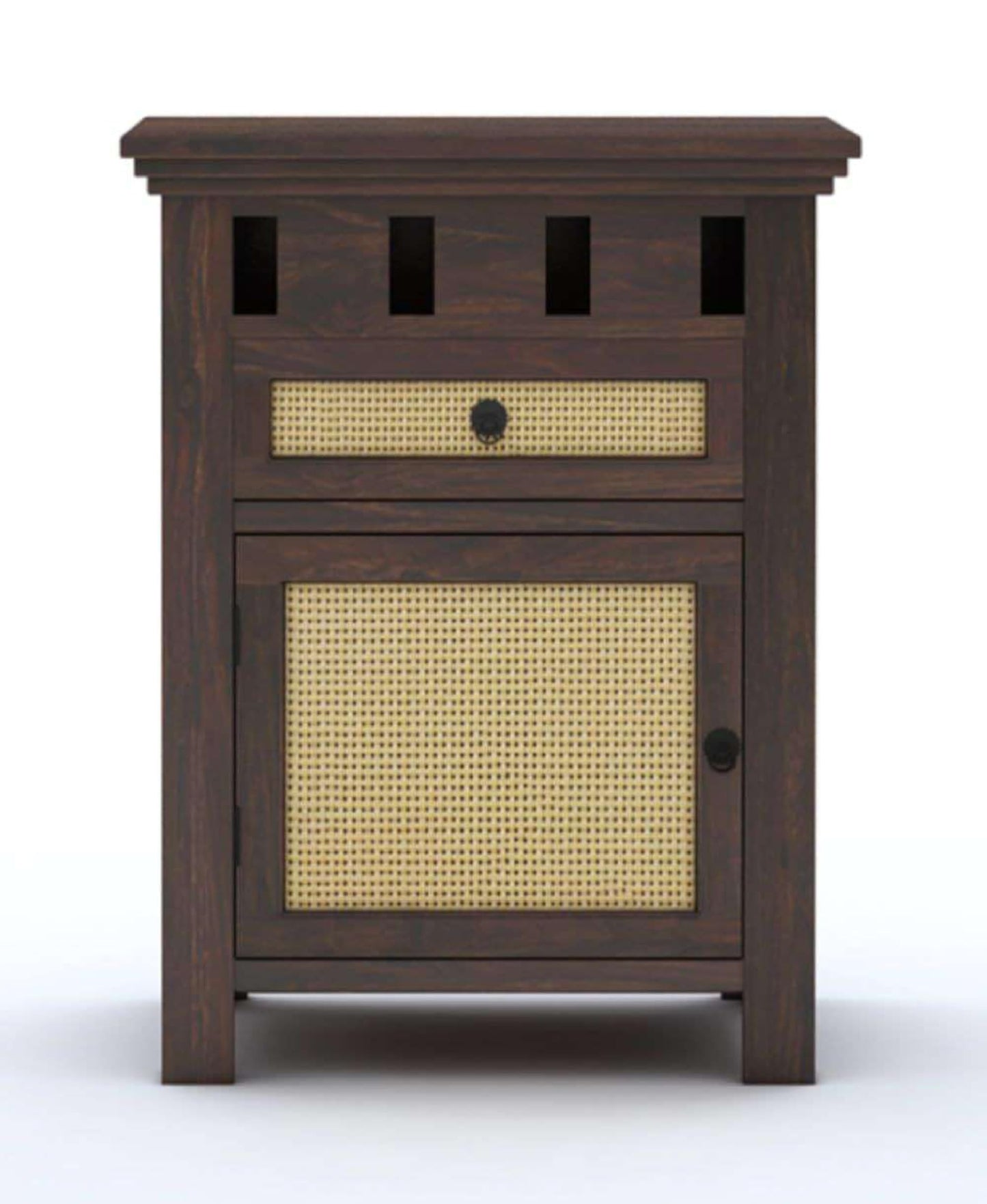 Royal Marwar Sheesham Wood Bedside Table | 1 Door  - view 10