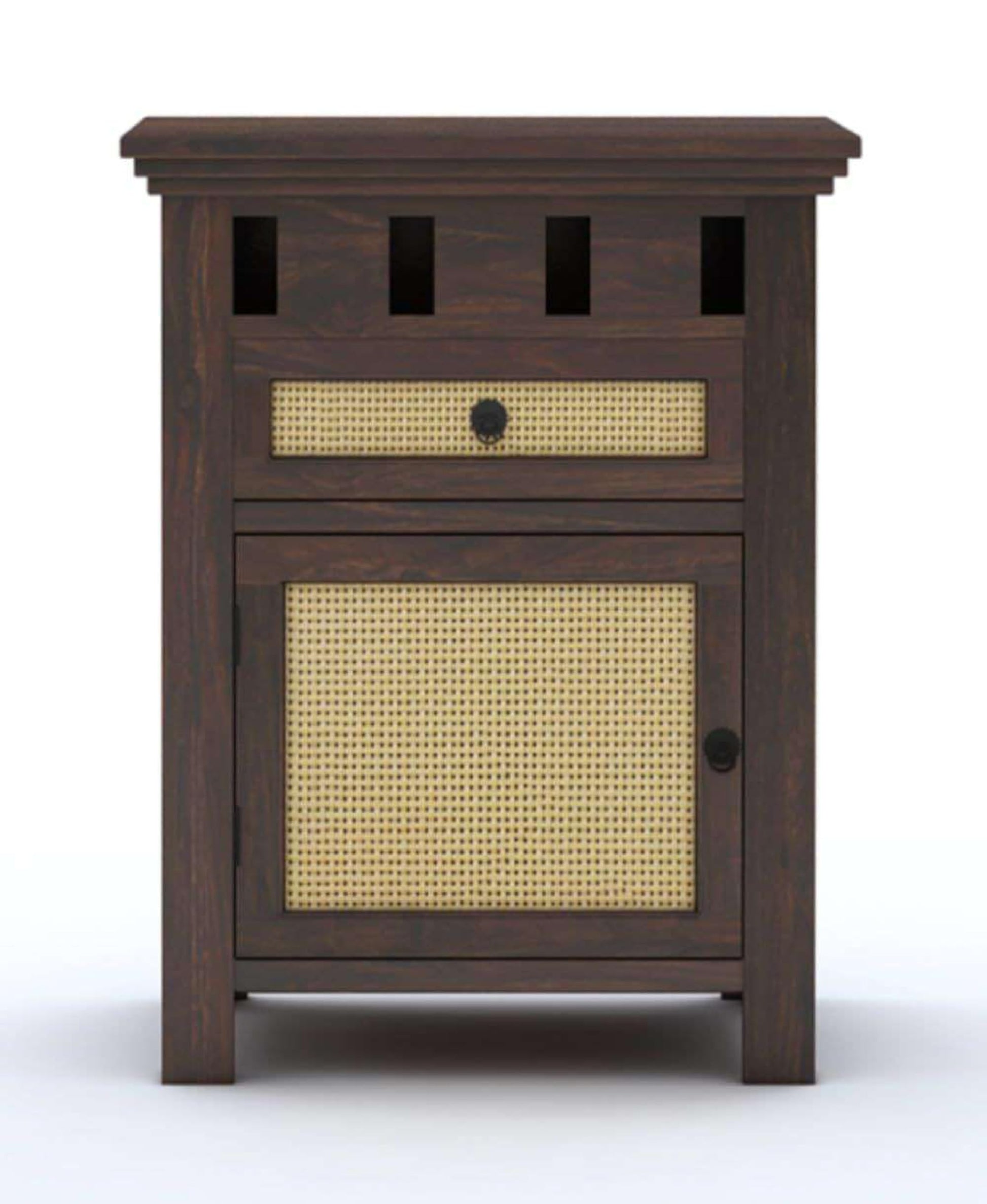 Royal Marwar Sheesham Wood Bedside Table | 1 Door  - view 10
