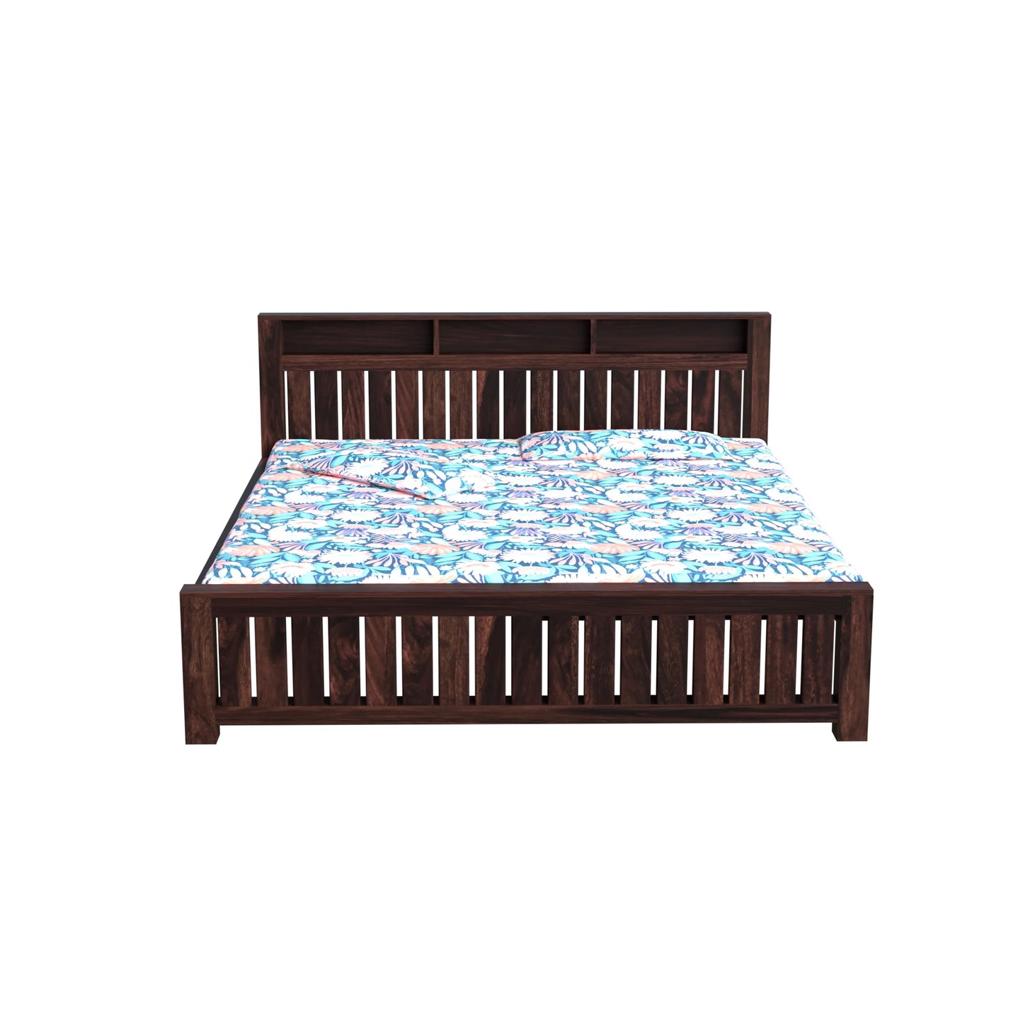 Royal Marwar Solid Sheesham Wood Bed Without Stora - view 9