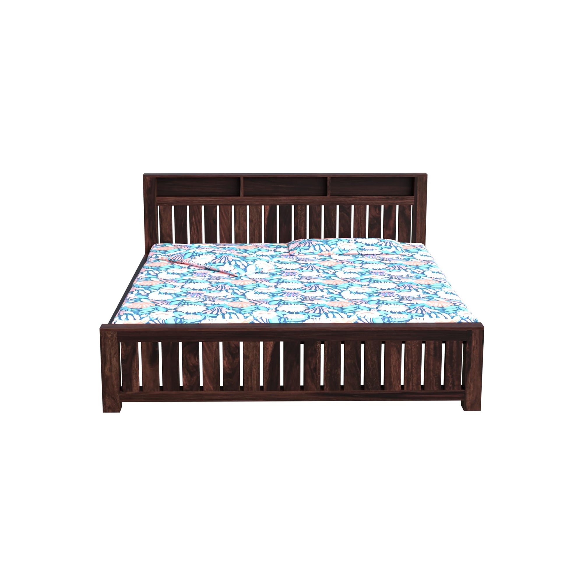 Royal Marwar Solid Sheesham Wood Bed Without Stora - view 9