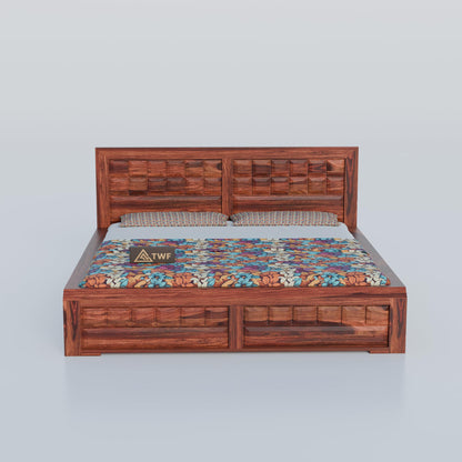 Royal Marwar Sheesham Wood Bed with Storage Box |  - view 16