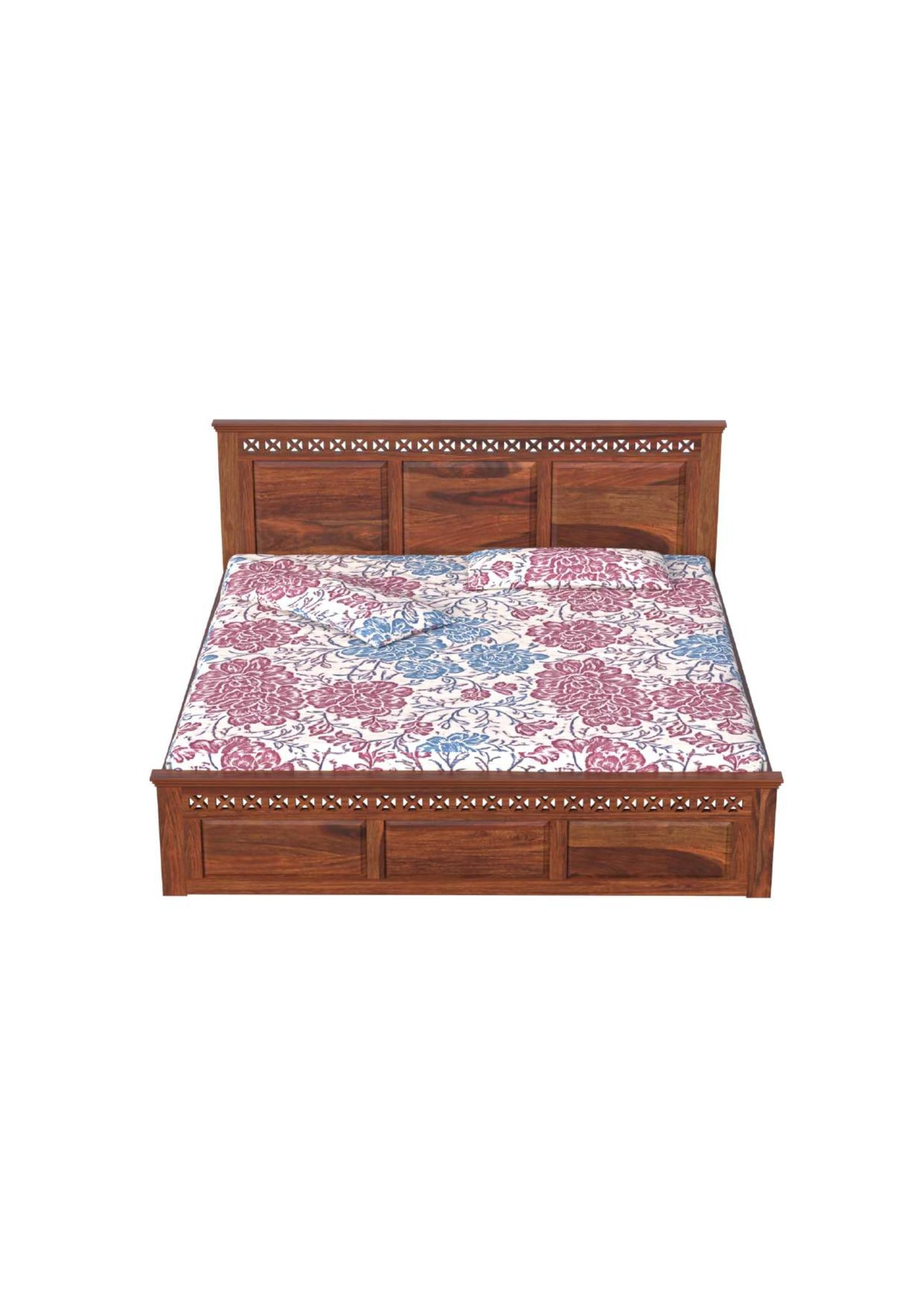 Royal Marwar Solid Sheesham Wood Bed Without Stora - view 4