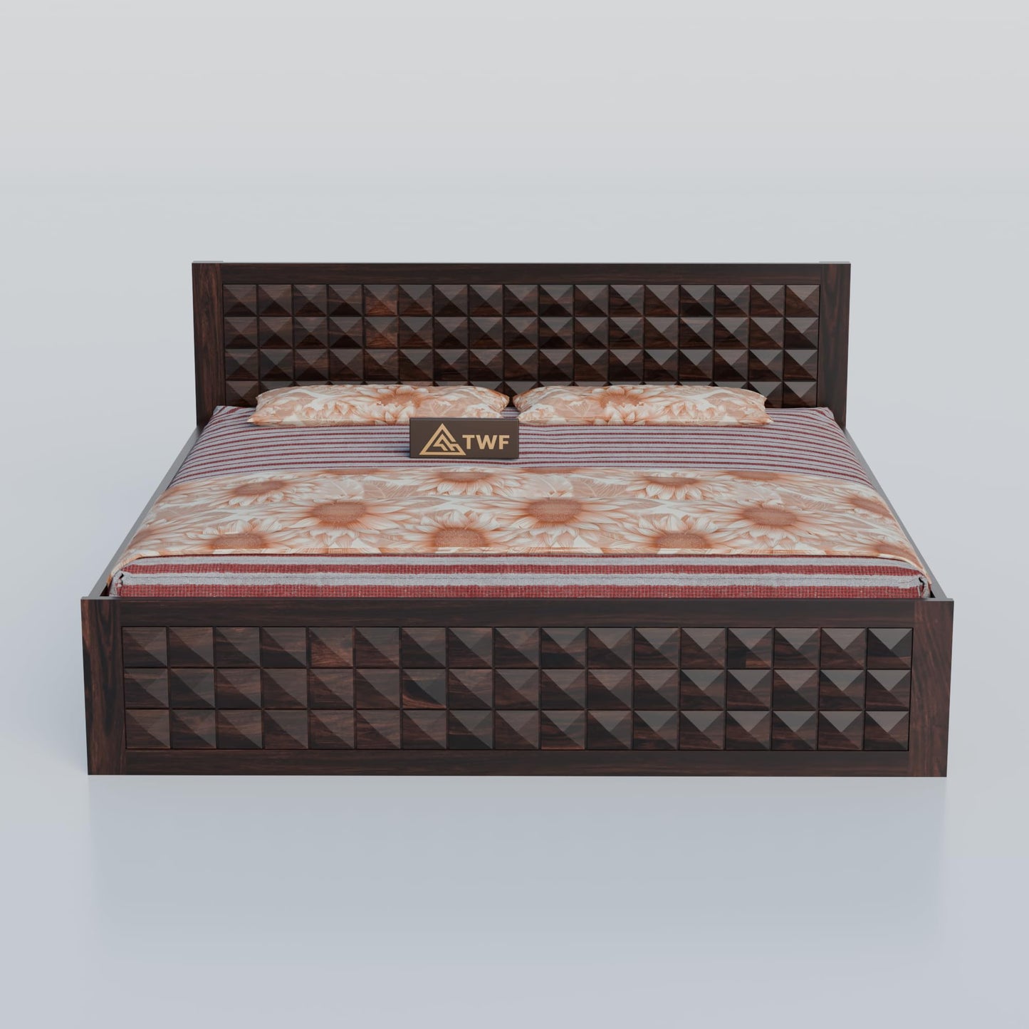 Royal Marwar Sheesham Wood Bed with Storage Box |  - view 10