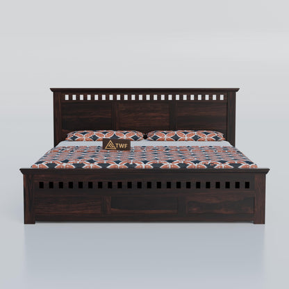 Royal Marwar Sheesham Wood Bed with Storage Box |  - view 10