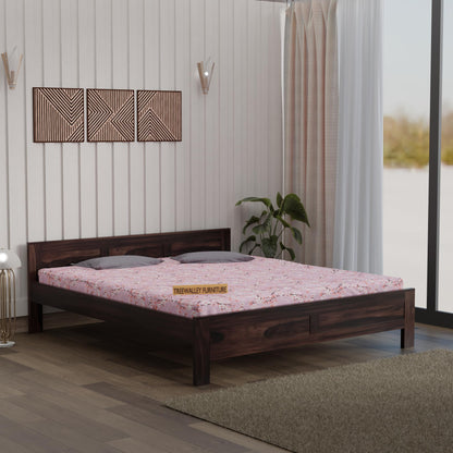 Royal Marwar Solid Sheesham Wood Bed Without Stora - view 7