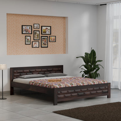 Royal Marwar Solid Sheesham Wood Bed Without Stora - view 7