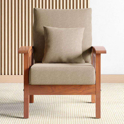 Royal Marwar Solid Sheesham Wood 1 Seater Sofa | W - view 7