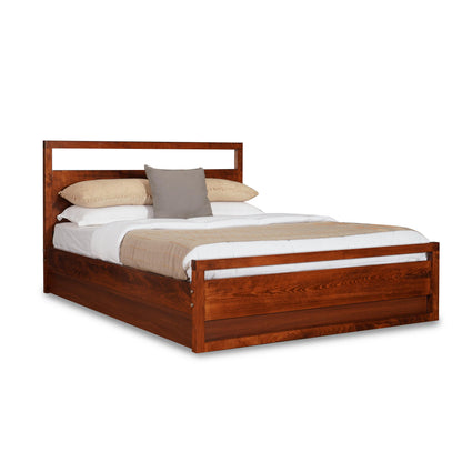 Royal Marwar Solid Sheesham Wood Queen Size Storage Bed | Premium Honey Finish | Modern Wooden Bed with Box Storage
