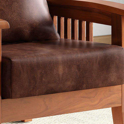 Royal Marwar Solid Sheesham Wood 1 Seater Sofa | L - view 4