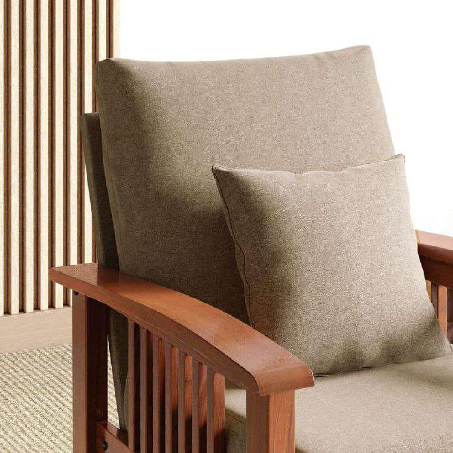 Royal Marwar Solid Sheesham Wood 1 Seater Sofa | W - view 12