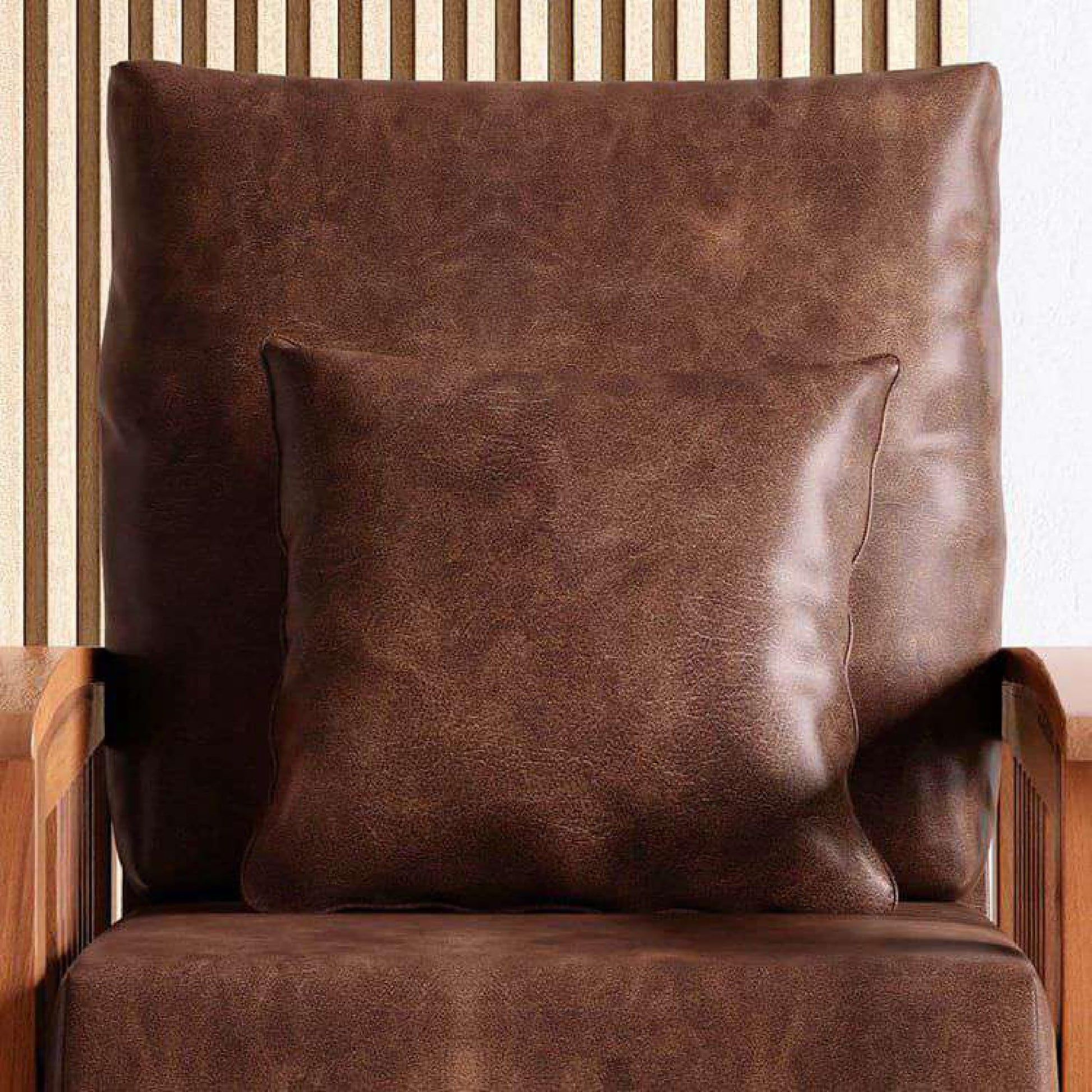 Royal Marwar Solid Sheesham Wood 1 Seater Sofa | L - view 5
