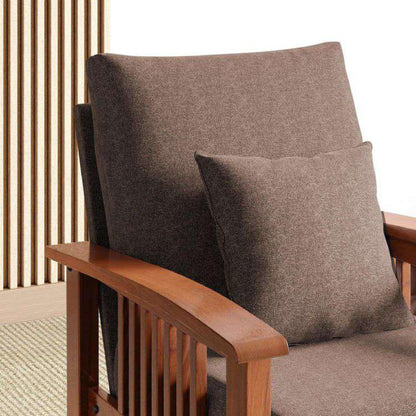 Royal Marwar Solid Sheesham Wood 1 Seater Sofa | W - view 4