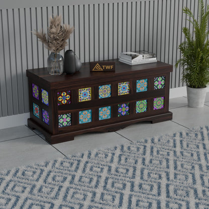 Royal Marwar Solid Sheesham Wood Trunk Storage Box - view 7