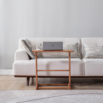 Royal Marwar Solid Sheesham Wood Laptop Table | Multipurpose Side Table | Study & Bedside Table | Honey Finish & Walnut Finish