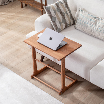 Royal Marwar Solid Sheesham Wood Laptop Table | Multipurpose Side Table | Study & Bedside Table | Honey Finish & Walnut Finish
